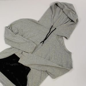 Abound Open Shoulder Long Sleeve Hooded Sweatshirt